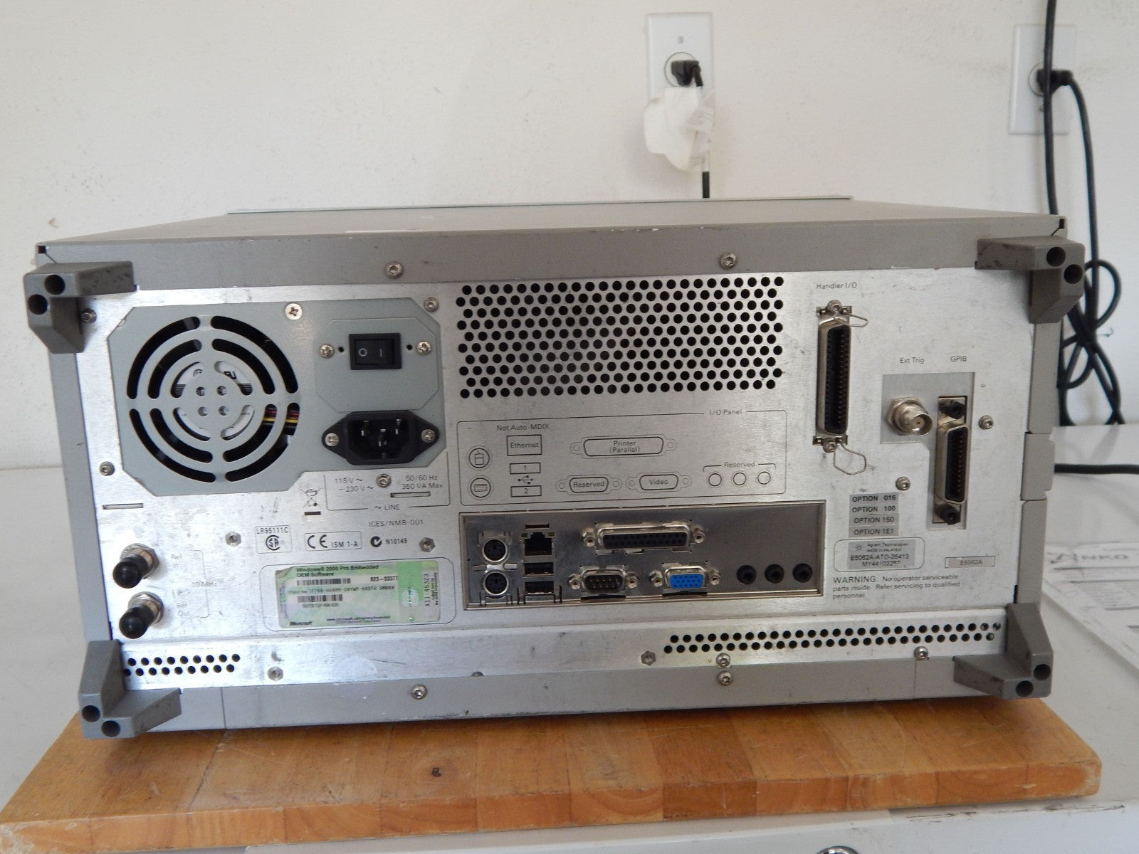 Agilent E5062A 3GHz Network Analyzer Opt. 016, 100, 150 & 1E1, NIST, 3mth wrnty Agilent E5062A 3GHz Network Analyzer Opt. 016, 100, 150 & 1E1, NIST, 3mth wrnty